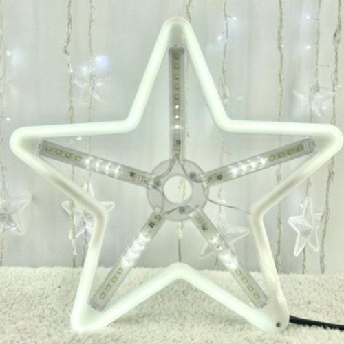 Ziemassvētku gaismeklis - zvaigzne 55 x 57 cm