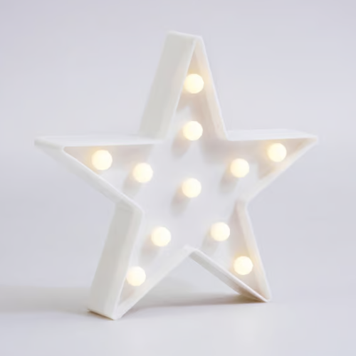 Christmas light - star