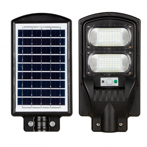 LED Уличная латерна с солнечной батареей и датчиком движения + пульт дистанционного управления IP65, 100W, 6400K