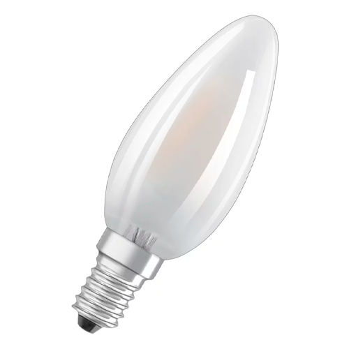 LED bulb E14, C35, 4W, 470lm, 4000K