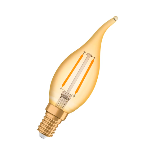 Vintage style LED bulb E14, C35, 2.5W, 220lm, 2400K