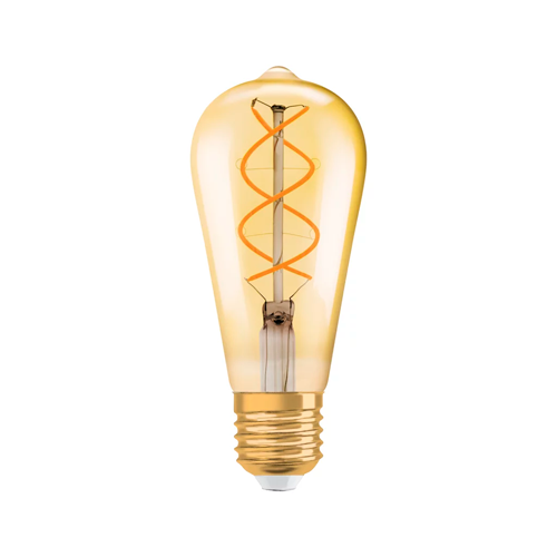 Vintage style LED bulb E27, ST64, 4W, 300lm, 2000K