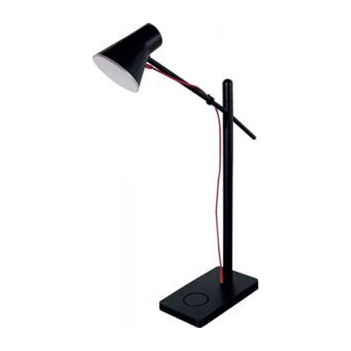 Table lamp with USB charger PANAN Alu
