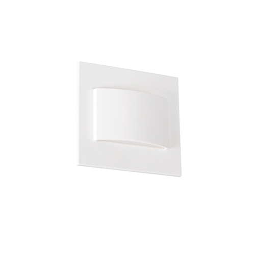 LED recessed stair and wall light 1.5W 30lm 3000K white