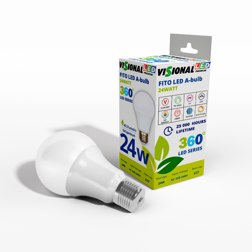 LED Fito spuldze priekš augiem 24W