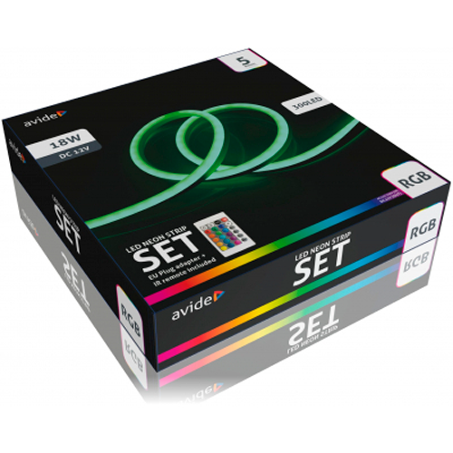 LED Neon strip set RGB IP67 18W