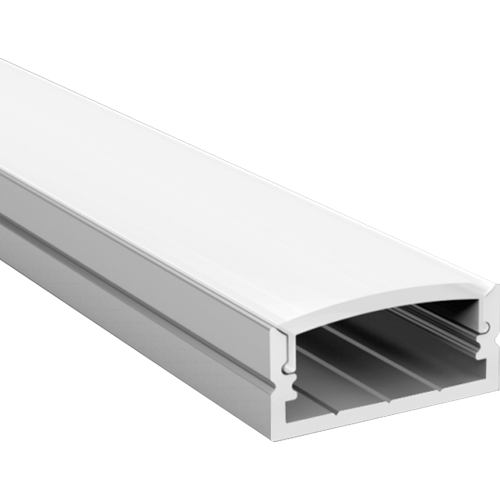 Anodized aluminum profile for LED strip HB-23.5X9.8