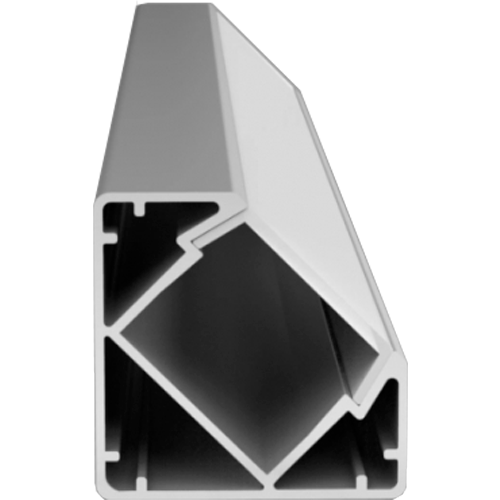 Corner anodized aluminum profile for LED strip HB-19X19CT