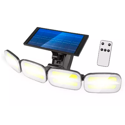 LED outdoor light on solar batteries and remote control 40W, IP65