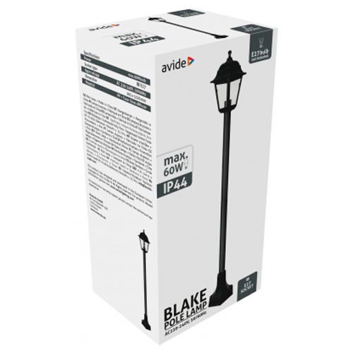 Outdoor decorative pole lamp BLAKE 120cm, excl. 1xE27