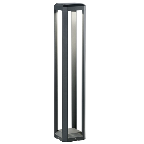 Outdoor decorative dimmable pole 100cm, 12W, 3000K, IP65