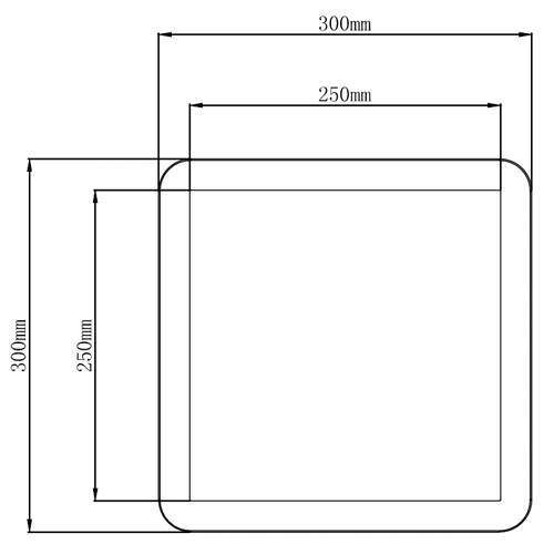 Ceiling lamp, plafon CAMILLUS, 16W, 1900lm, 3000K, IP44