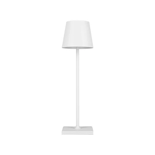 LED Uzlādējama galda lampa SOLIO, 3W, 4000K, IP20, balts