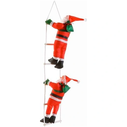 Christmas decoration Santa Claus on the stairs 120 cm