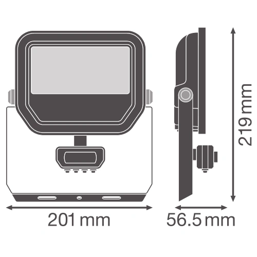 Āra LED prožektors ar sensoru 41W/27W, 4000K, IP65, 4000/6000Lm, FLOODLIGHT SENSOR 50