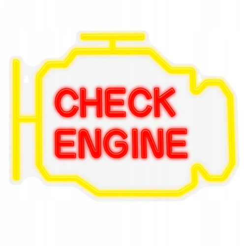 LED Neona gaismas izkārtne - CHECK ENGINE