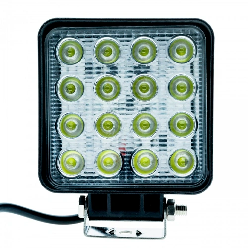 Papildu auto darba gaismas lukturis 48W, 9-32V, 6000K, IP67, 16LED