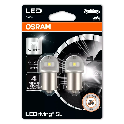 LED bulbs R10W, 1W, 12V, 6000K, LEDriving SL series