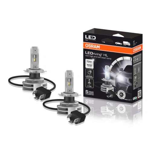 LED bulbs H4, 14W, 6000K, 12/24V, LEDriving HL EASY series