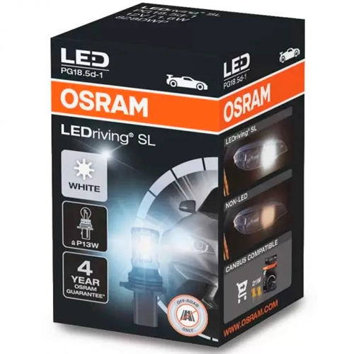 LED лампы P13, 3W, 12V, 6000K, LEDriving Premium SL серия