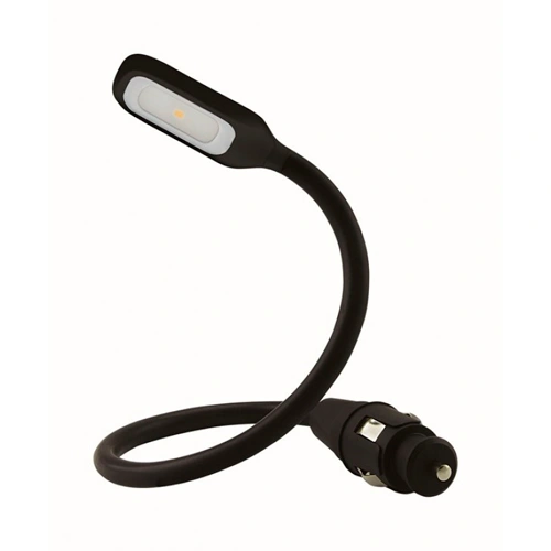 LED lamp for reading in the car, works from the cigarette lighter, 3000K, 18Lm, IP20, Onyx Copilot