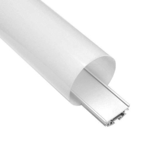 Round anodized aluminum profile for 1-3 rows of LED strip HB-60D