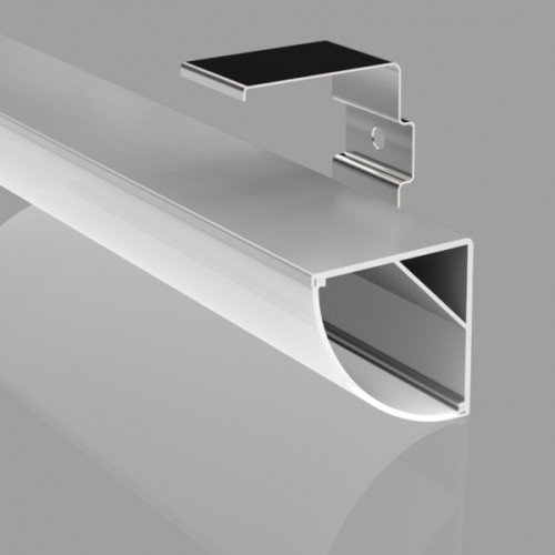Corner anodized aluminum profile for LED strip HB-15.8X15.8CM