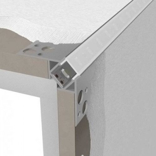 Corner anodized aluminum profile for LED strip HB-50X22WC