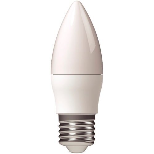 LED bulb E27, C35, 6.5W, 806lm, 3000K