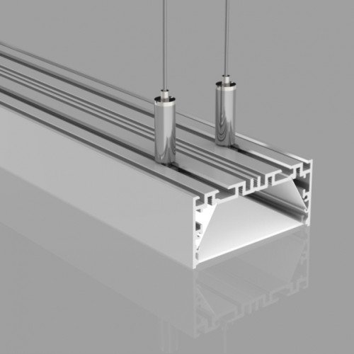 Анодированный алюминиевый профиль для LED ленты БЕЗ СТЕКЛА