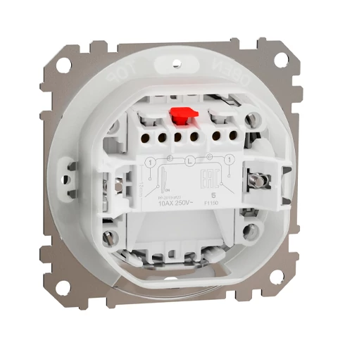 Built-in two-key switch 1+1, mechanical SEDNA Design