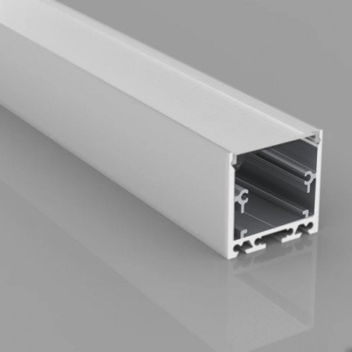 Anodized high aluminum profile for 1-4 rows of LED strips HB-35X35