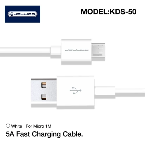 Ātrās uzlādes kabelis Micro USB - USB, 1m, 3.4A