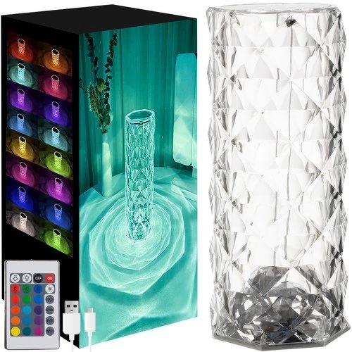 LED Diamond table lamp - night light RGB