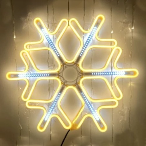 Christmas light - snowflake 75 x 76 cm