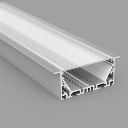 Anodized aluminum profile for LED strip WITHOUT COVER