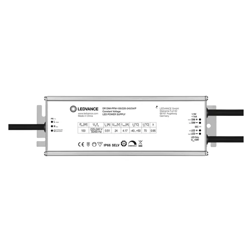 Impulsu barošanas bloks 24V, 100W, IP66, DR DIM-PFM -100/220-240/24/P