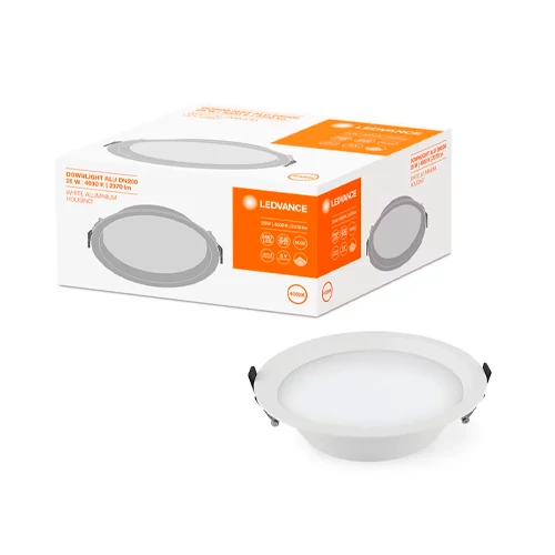 LED Iebūvējams gaismeklis 25W 4000K DOWNLIGHT ALU DN