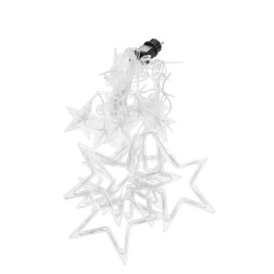 Рождественская гирлянда - занавеска со звёздочками