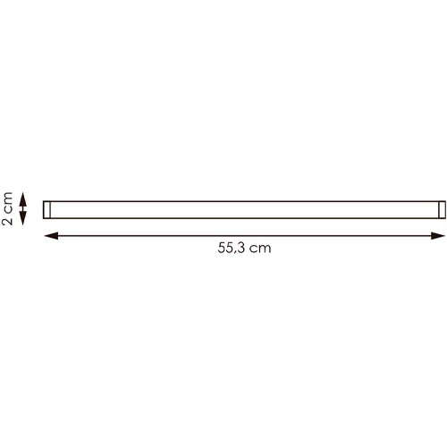 LED Universal linear light with sensor for lighting cabinets SENSE