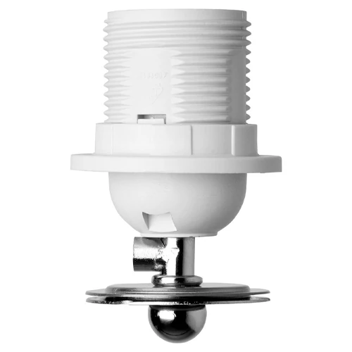 Fixture with 2m cable, switch and plug for one E27 lamp