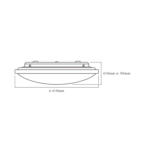 Griestu lampa ar tālvadības pulti Orbis Remote-CCT 21.5W, CCT, IP20