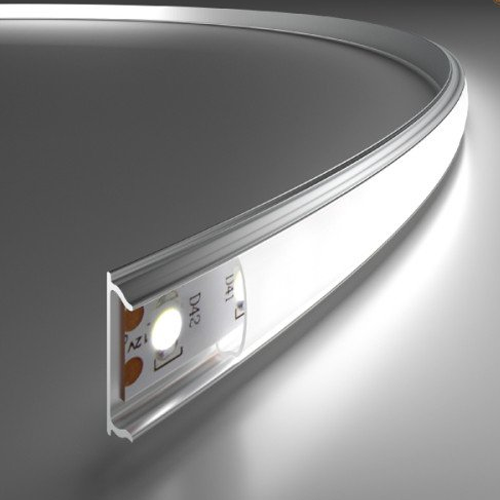 Anodēts elastīgs alumīnija profils LED lentei HB-18X6M