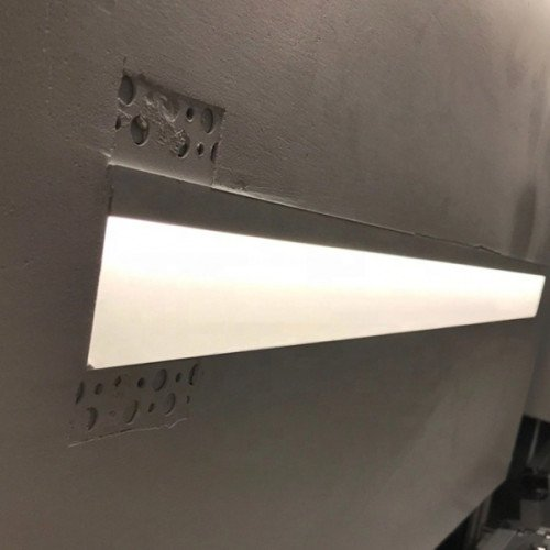 Anodized baguette and baseboard aluminum profile for LED strip HB-98X18.8