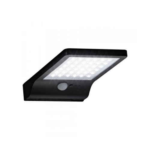 LED wall lamp with solar battery and motion sensor 6000K IP44