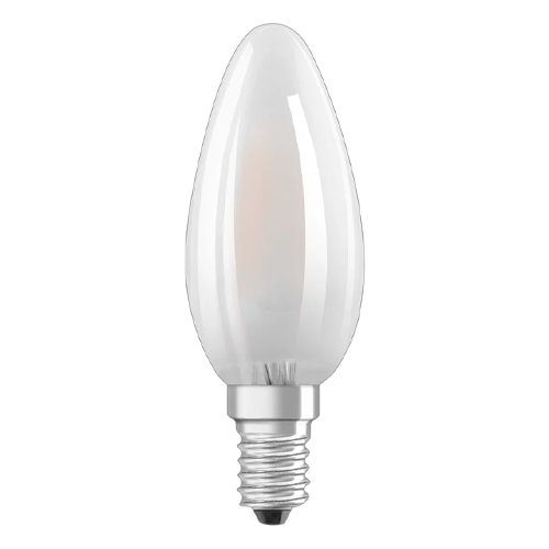 LED bulb E14, C35, 4W, 470lm, 4000K
