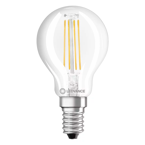 LED диммируемая лампа E14, P40, 4W, 470lm, 2700K, filament