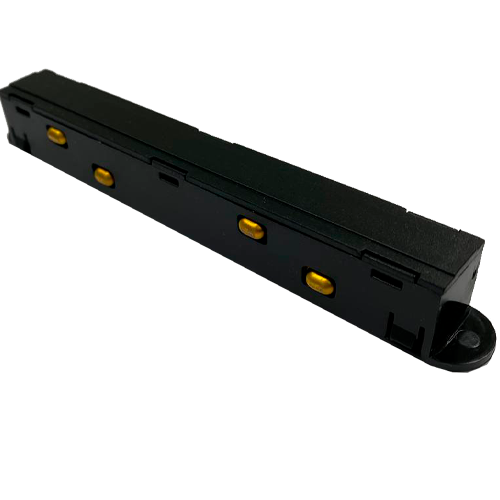 Straight I-connector for magnetic rail