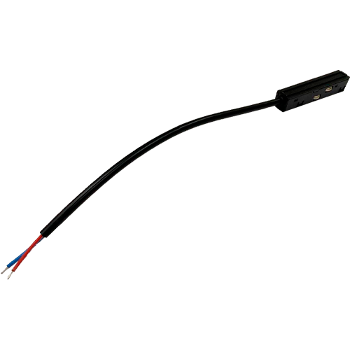 Stūra elastīgs strāvas adapteris, konektors magnētiskajai sliedei