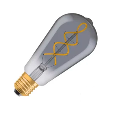 Vintage style LED bulb E27, ST64, 4W, 140lm, 1800K